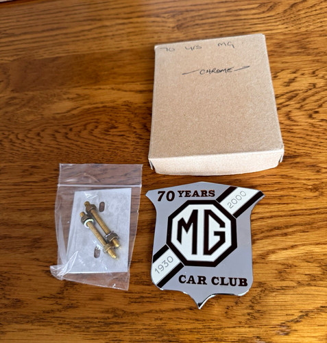 Car club years - mg,