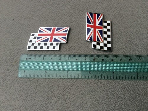 Twin flag badge - , in