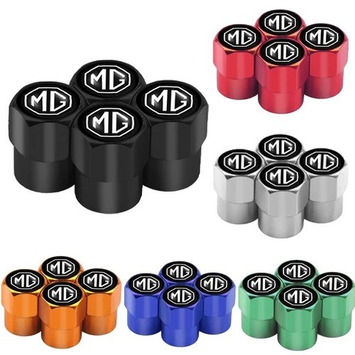4pcs tyre valve dust caps - mg,