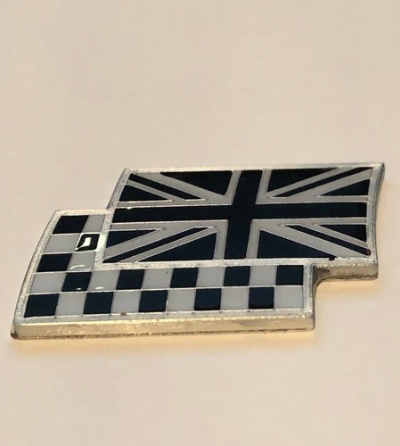 Black and white union jack - white,