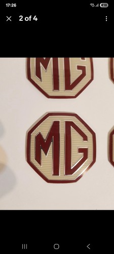 Enamel sticker set mgf - mg,