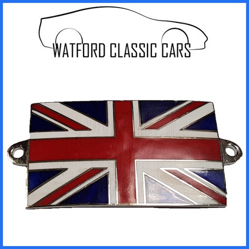 Enamel union jack badge - union,