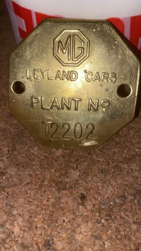 Badge original abingdon - mg,