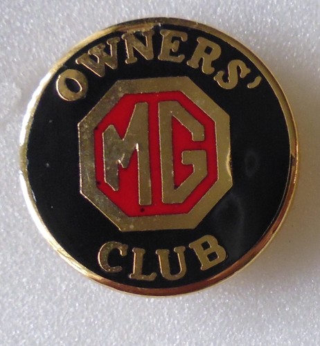 Owners club enamel badge - club,