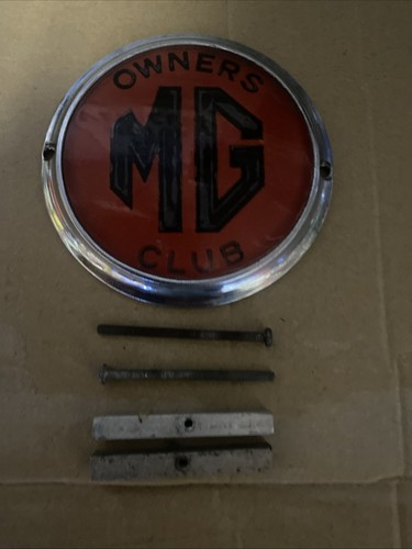 Owners club grill badge - mg,